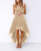 Airish - Faszinierendes asymmetrisches Kleid in Khaki