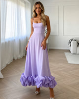 Cecily - Anmutiges Midikleid in Lila