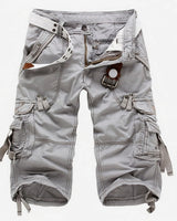 Wade - Klassische Cargoshorts in Weiß