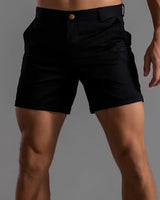 Jed - Lässige Badeshorts in Schwarz