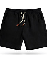 Barnett - Lässige Shorts mit elastischem Bund in Schwarz