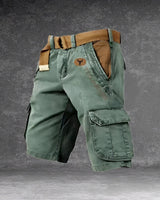 Cole - Komfortable Cargo-Shorts für Herren, ideal für Abenteuer in Grün