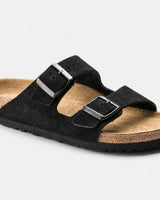 Bertie - Stilvolle Sandalen mit Korkfußbett in Schwarz