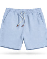 Barnett - Lässige Shorts mit elastischem Bund in Hellblau