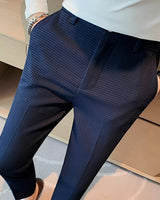 Edmund - Stilvolle Gekürzte Hose in Blau
