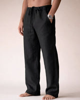 Crawford - Bequeme Atmungsaktive Hose in Schwarz