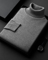 Amara - Stilvoller Rollkragenpullover in Grau