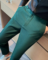 Edmund - Stilvolle Gekürzte Hose in Grün