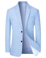 Martin - Lässiger Blazer in schmaler Passform in Blau