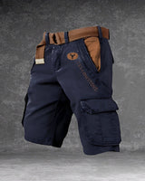 Cole - Komfortable Cargo-Shorts für Herren, ideal für Abenteuer in Marineblau