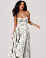 Hadley - Stilvolles Camisole-Kleid in Grau