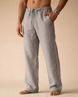 Crawford - Bequeme Atmungsaktive Hose in Grau