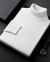 Amara - Stilvoller Rollkragenpullover in Weiß