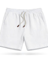 Barnett - Lässige Shorts mit elastischem Bund in Weiß