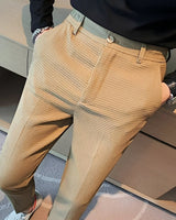Edmund - Stilvolle Gekürzte Hose in Khaki