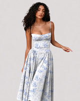 Hadley - Stilvolles Camisole-Kleid in Hellblau