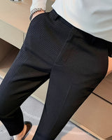 Edmund - Stilvolle Gekürzte Hose in Schwarz