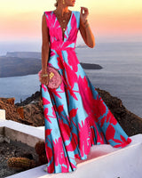 Kaylee - Stilvolles ärmelloses Maxikleid in Rosa