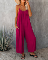 Mahdi - Gemütlicher Jumpsuit mit Taschen in Rosa