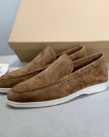 Gerhard | Herren Wildleder Loafer Schick Komfort Elegant in Braun