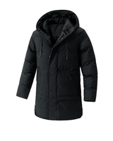 Isolierter Parka Mit Kapuze - Laurin in Schwarz