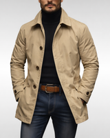 Ute | Damen Eleganter Trenchcoat – Klassischer Trench Coat Damen in Khaki