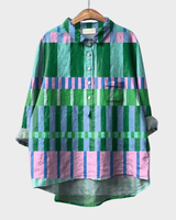 Amber | Elegante Sommerbluse in Green