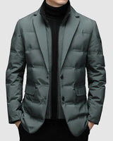 KEVIN - Premium Herren Parka Jacke in Manhattan Grau