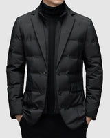 KEVIN - Premium Herren Parka Jacke in Schwarz