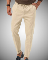 Alessio| Leinenhose für Herren in Beige