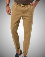 Alessio| Leinenhose für Herren in Khaki