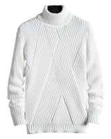 Schöner dicker Pullover für Männer - MANI in Weiß