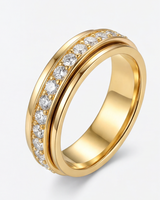 Serenova™ Stressabbau-Spinner-Ring in Gold