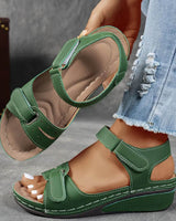 Karlotta | Damen Orthopädische Sandalen Komfort Sommer in Grün