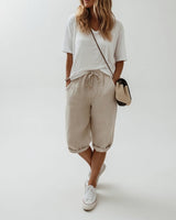 Ivarael - Weiche Bermudashorts in Khaki