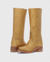 Kniehoher Schlupfstiefel - Jennifer in Gelb