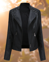 DEBY- Die stylische und einzigartige Lederjacke in Schwarz