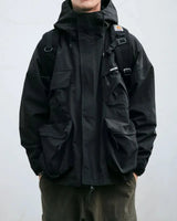 JESS - Komfortable wasserdichte Winterjacke für Herren in Schwarz