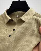 Kurzarm-Poloshirt - Etienne in Khaki