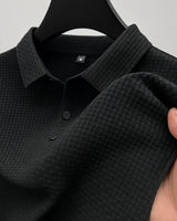 Kurzarm-Poloshirt - Etienne in Schwarz