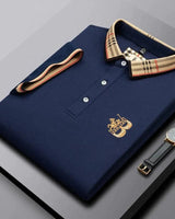 Kurzarm-Poloshirt - Marwin in Dunkelblau
