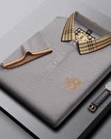 Kurzarm-Poloshirt - Marwin in Grau