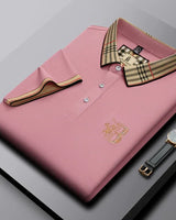 Kurzarm-Poloshirt - Marwin in Rosa