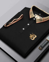 Kurzarm-Poloshirt - Marwin in Schwarz