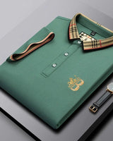 Kurzarm-Poloshirt - Marwin in Grün