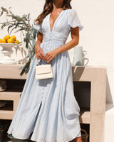 ROSA | SOMMER KLEID in Himmelblau