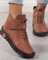 Handgefertigte Komfort Sneaker-Stiefel - Amara in Braun