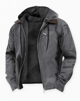 Lässige Jacke Mit Reißverschluss - Bennett in Grau