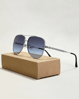 Leichte Aviator-Sonnenbrille - Marleen in Grau
