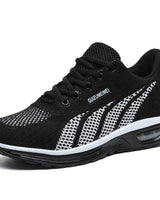 Leichter Gepolsterter Sneaker - Gina in Schwarz